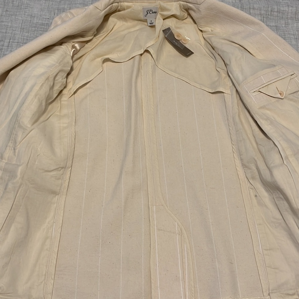 NWT J Crew Alfie blazer in natural denim stripe - Picture 5 of 12